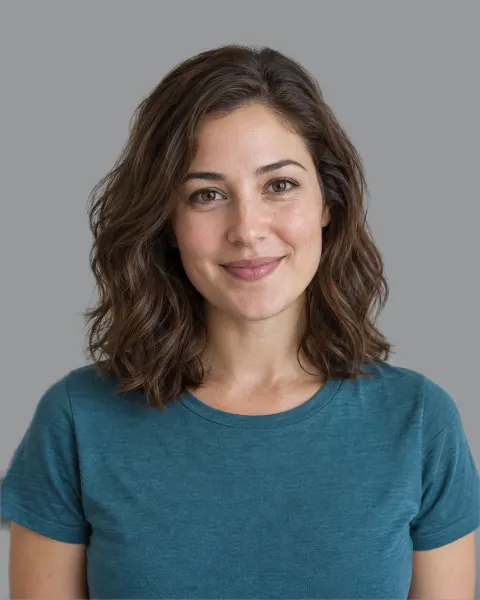 Sample portrait after applying gray background
